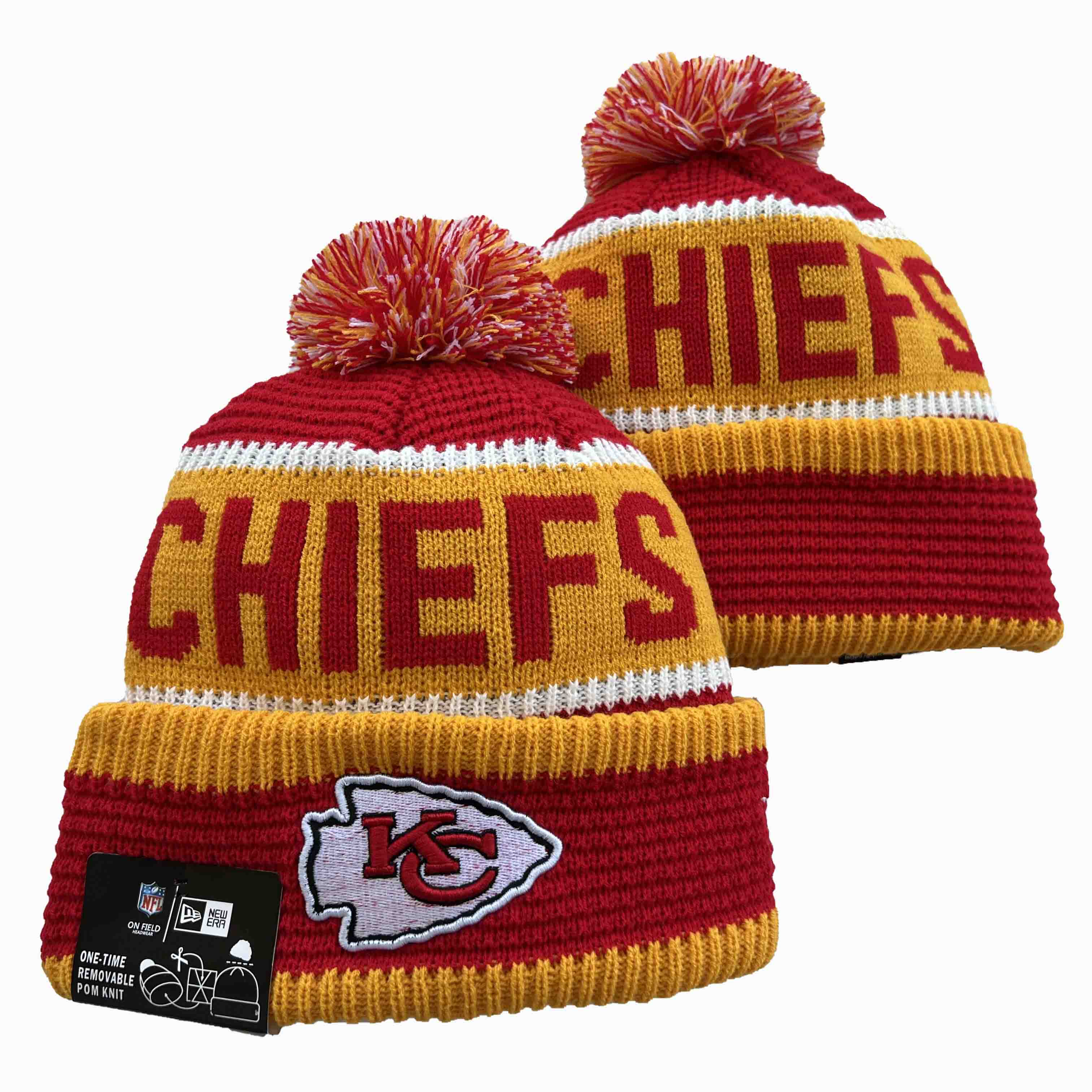 Kansas City Chiefs Knit Hats 0122